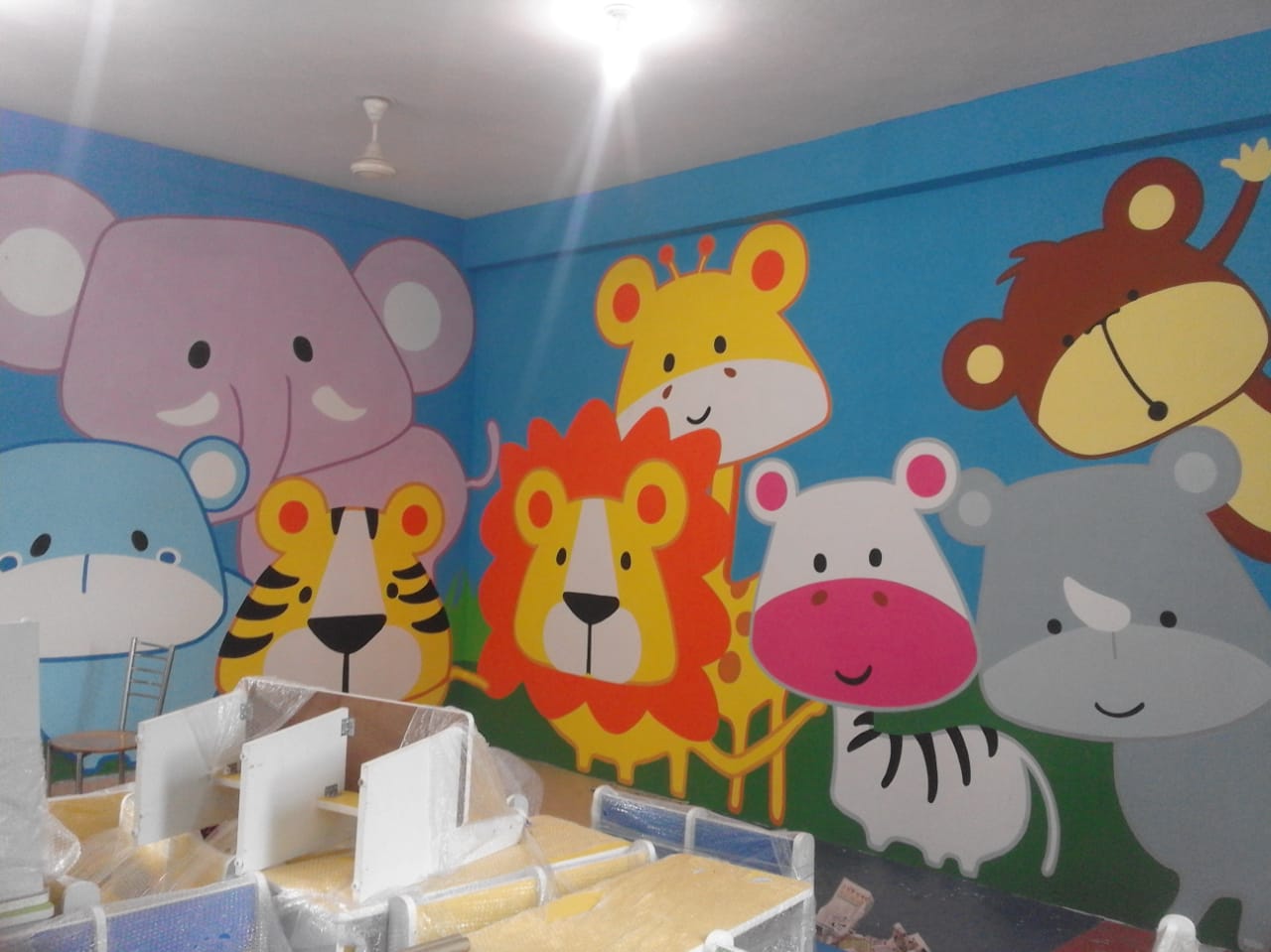 School Wall Painting Services